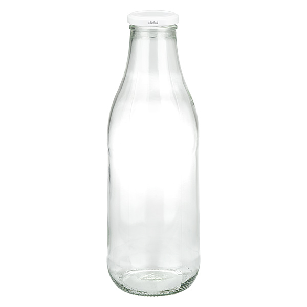 1000ml fles met BioSeal deksel wit UNiTWIST