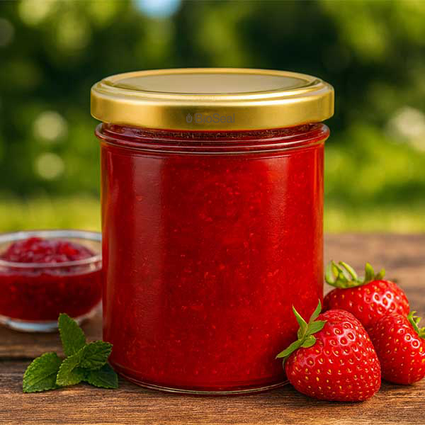 167ml bekers met BioSeal deksel goud UNiTWIST