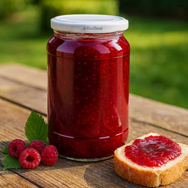 1062ml rond glas met BioSeal deksel wit UNiTWIST