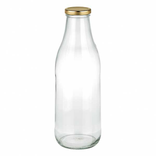 1000ml fles met BasicSeal deksel goud UNiTWIST