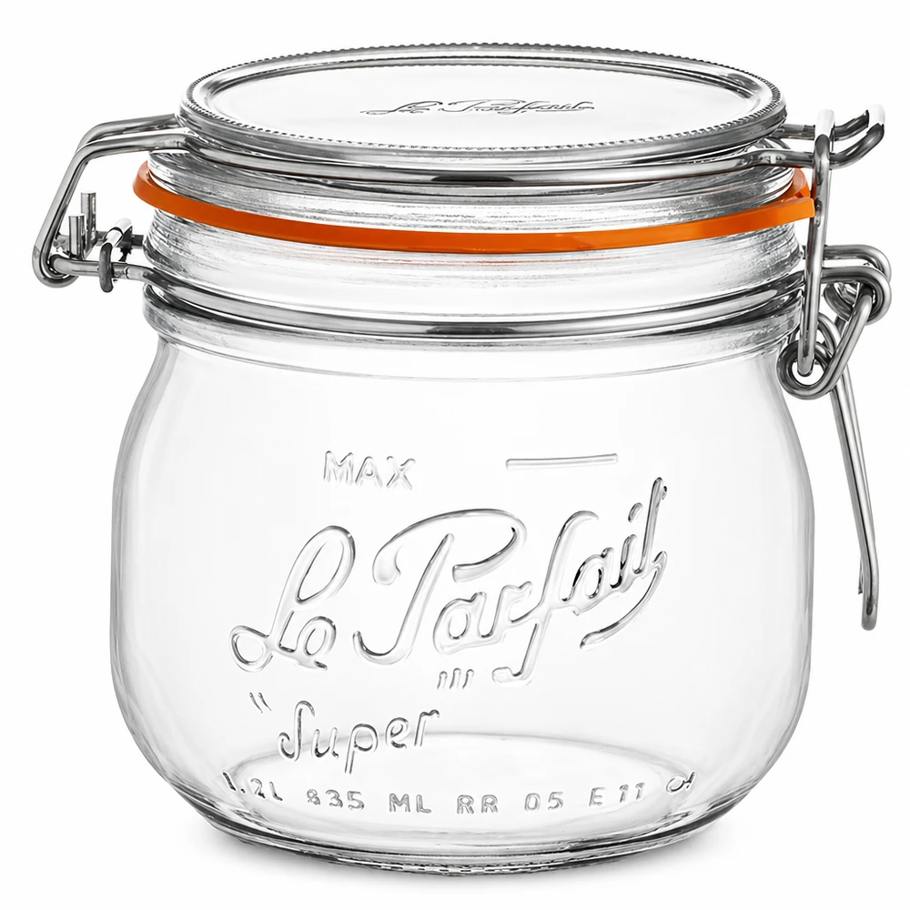 Le Parfait® pot 500 ml Ø85 mm voorraad Le Parfait® pot 500 ml Ø85 mm voorraad