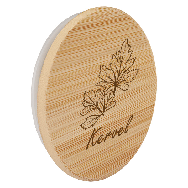 Houten deksel "Kervel" voor WECK RR60 Houten deksel "Kervel" voor WECK RR60