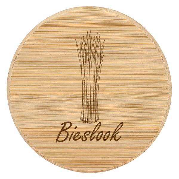 Houten deksel "Bieslook" voor WECK RR60