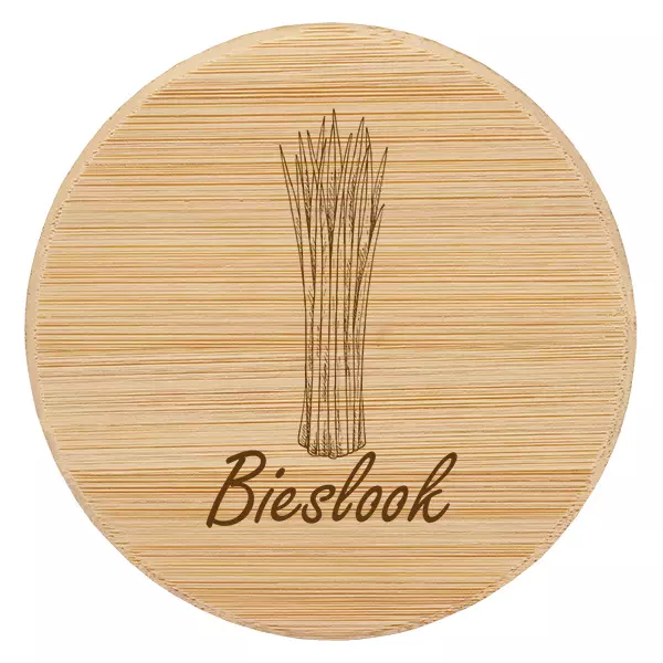 Houten deksel "Bieslook" voor WECK RR60 Houten deksel "Bieslook" voor WECK RR60