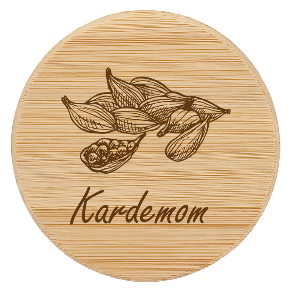 Houten deksel "Kardemom" voor WECK RR60 Houten deksel "Kardemom" voor WECK RR60