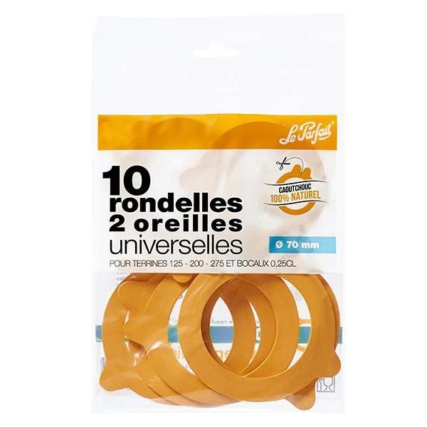 Le Parfait® Super 10 afdichtingen Ø70 mm Le Parfait® Super 10 afdichtingen Ø70 mm