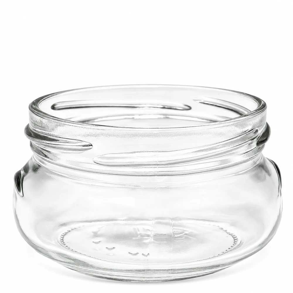 120ml terrine zonder deksel (TO70) UNiTWIST UNiTWIST Terrina120 terrine 120ml TO70 schroefdraad transparant leeg zonder deksel