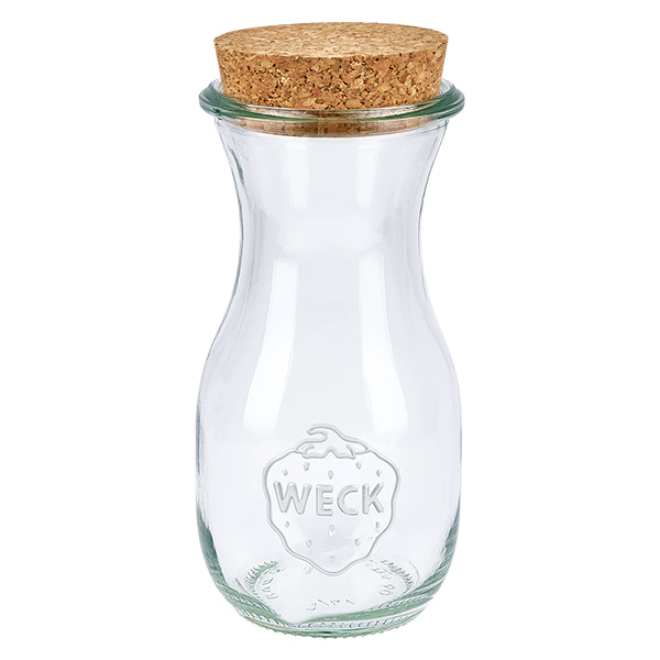 290ml sapflessen WECK RR60 met kurk