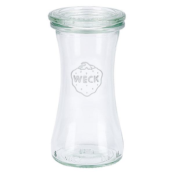 100ml delicatessenglas met glazen deksel WECK RR40