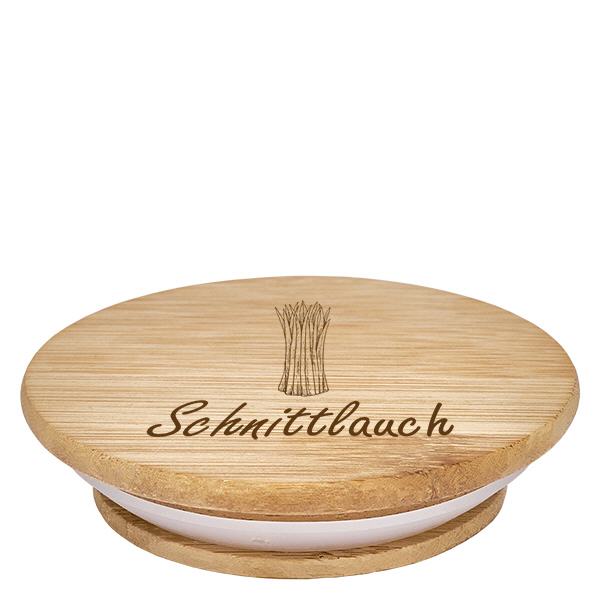 Holzdeckel "Schnittlauch" für WECK RR60 Holzdeckel "Schnittlauch" für WECK RR60