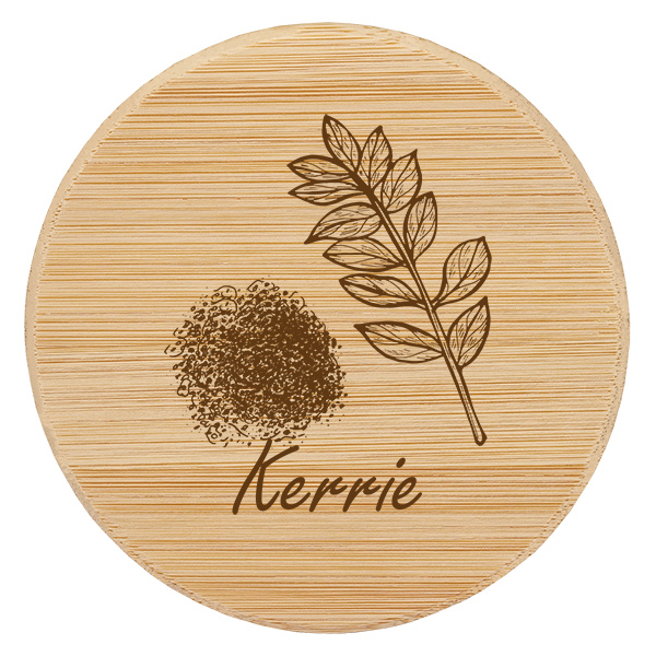 Houten deksel "Kerrie" voor WECK RR60 Houten deksel "Kerrie" voor WECK RR60