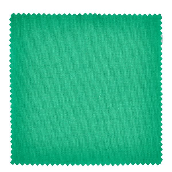 Stoffen lapje voor deksel groen 12cm hoekig Stoffen lapje voor deksel groen 12cm hoekig