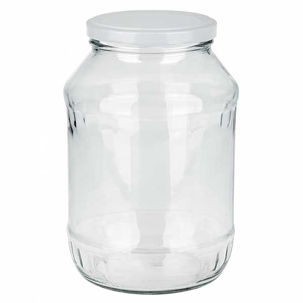 2650ml rond glas met BasicSeal deksel wit UNiTWIST 2650ml rond glas met BasicSeal deksel wit UNiTWIST
