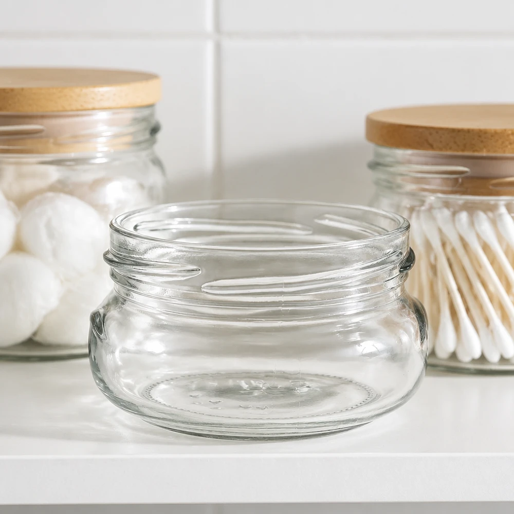 120ml terrine zonder deksel (TO70) UNiTWIST UNiTWIST Terrina120 terrine pot 120ml TO70 inmaakpot met bamboe deksel voor keuken en opslag