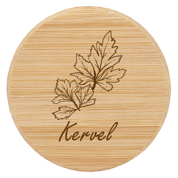 Houten deksel "Kervel" voor WECK RR60 Houten deksel "Kervel" voor WECK RR60