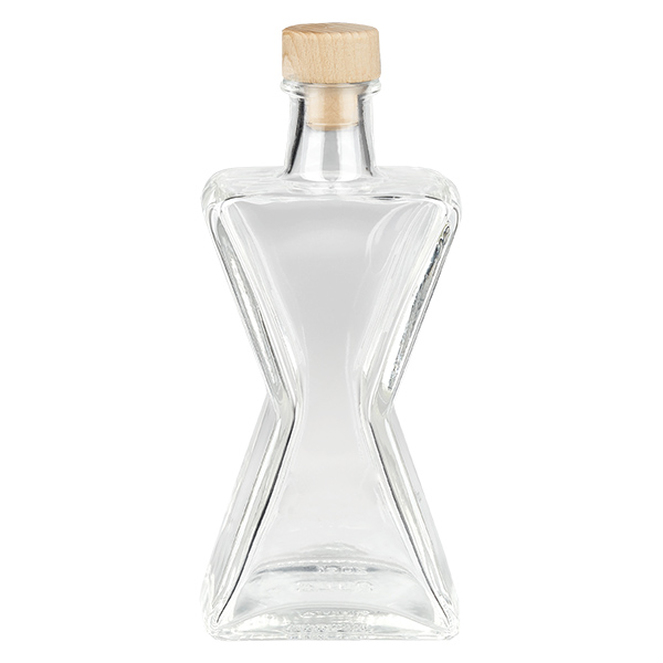 200 ml glazen fles Persiflage met houten kurk UNiTWIST®