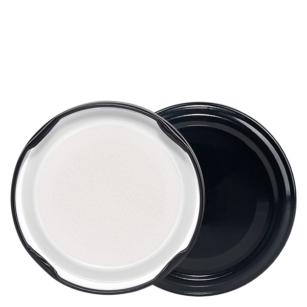 48mm BioSeal deksel zwart (TO48) UNiTWIST 48mm BioSeal deksel zwart (TO48) UNiTWIST