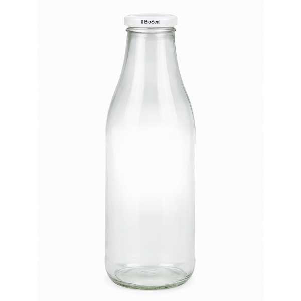 1000ml fles met BioSeal deksel wit UNiTWIST