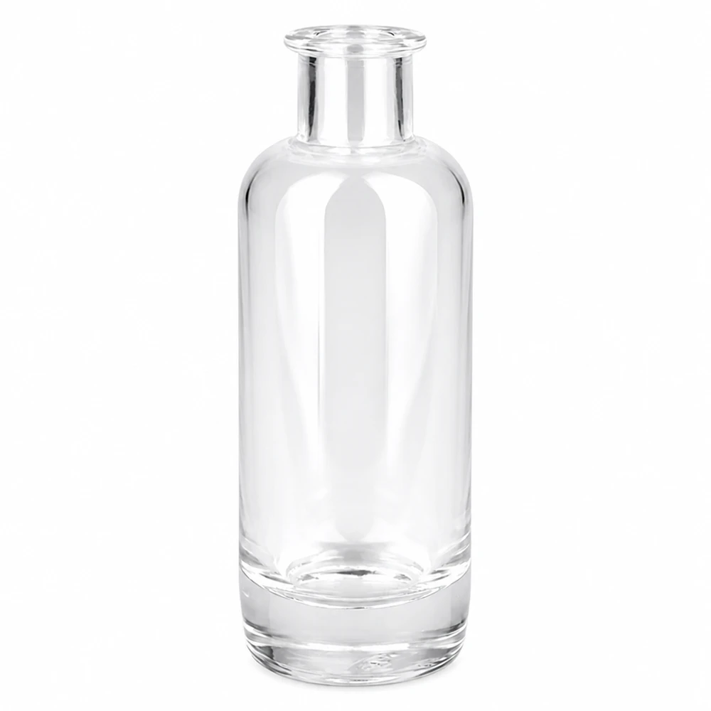 200 ml glazen fles Ella zonder sluiting UNiTWIST® 200ml glazen fles Ella transparant zonder dop UNiTWIST schroefdraad lege cosmetische fles apothekersfles