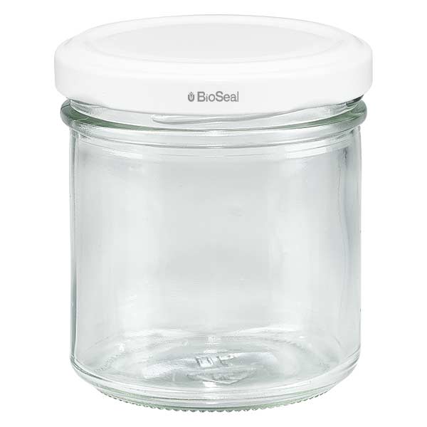 167ml bekers met BioSeal deksel wit UNiTWIST