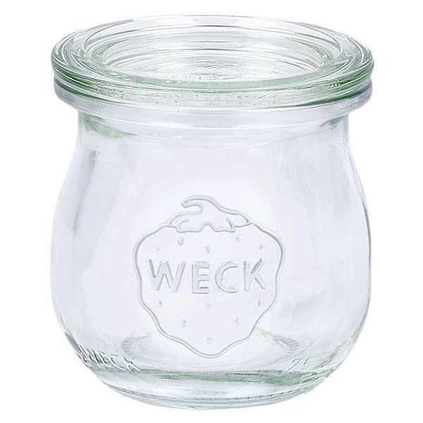 75ml tulpenglas met glazen deksel WECK RR40