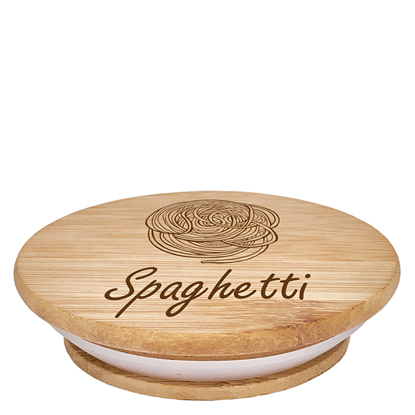 Houten deksel "Spaghetti" voor WECK RR100 Houten deksel "Spaghetti" voor WECK RR100