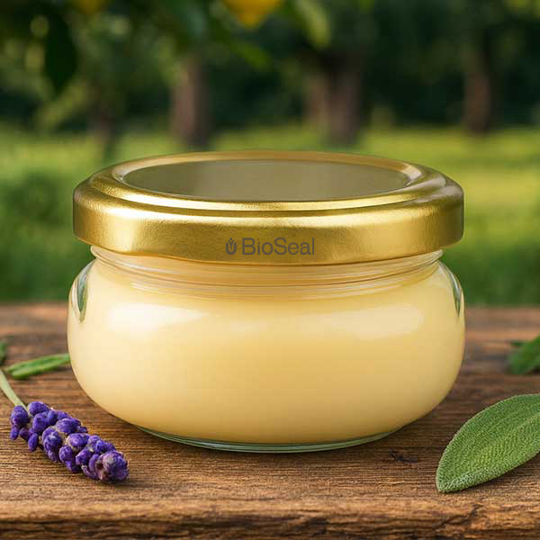 120ml terrine met BioSeal deksel goud UNiTWIST