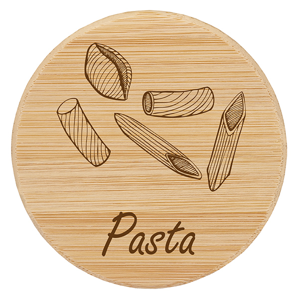 Houten deksel "Pasta" voor WECK RR100