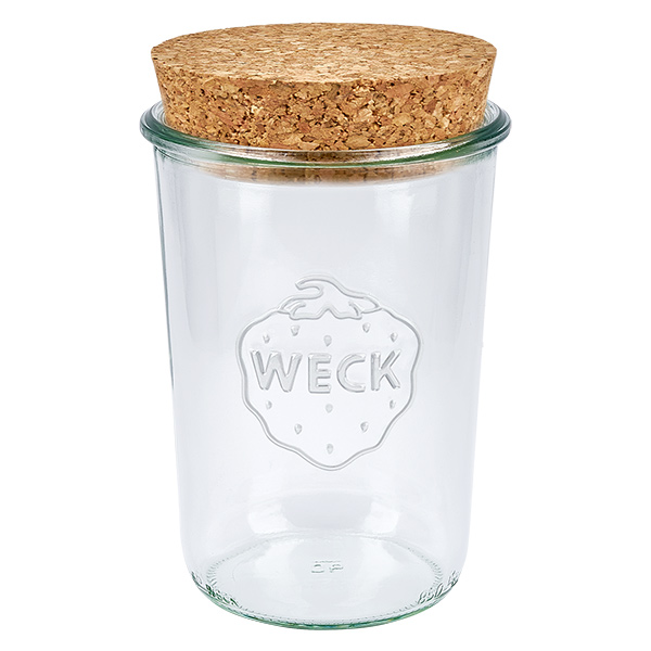 850ml stortglas WECK RR100 met kurk