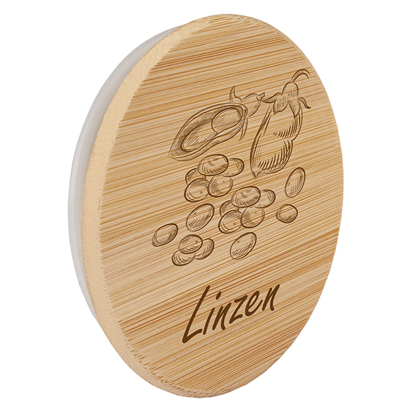 Houten deksel "Linzen" voor WECK RR100 Houten deksel "Linzen" voor WECK RR100