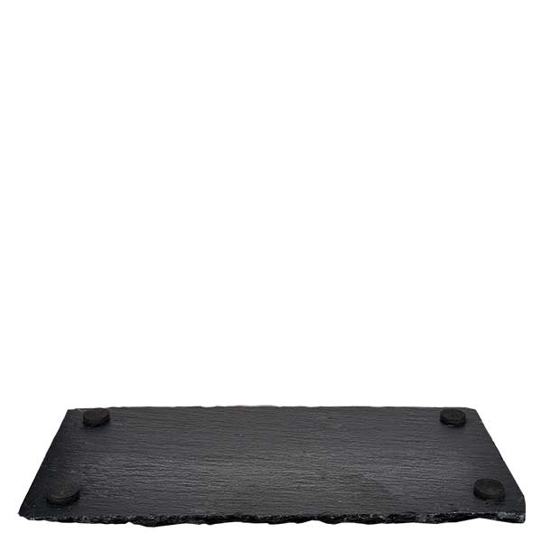 Leistenen dienblad vierkant 200x100mm