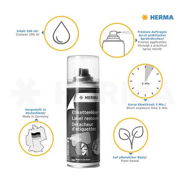 200ml plantaardige etiketverwijderaar spuitbus