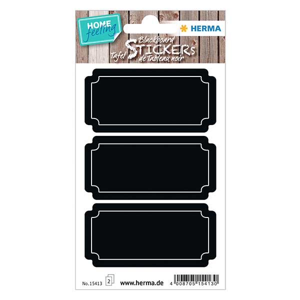 Schoolbord etiketten borden (6 stickers) Schoolbord etiketten borden (6 stickers)