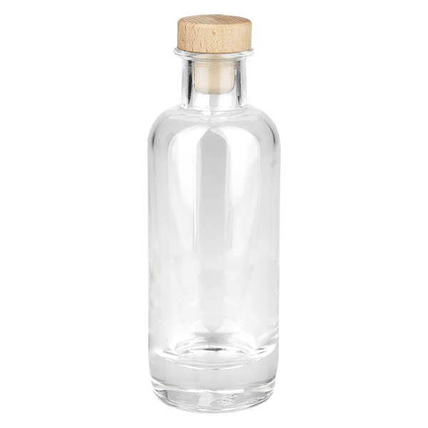 200 ml glazen fles Ella met houten handgreepkurk UNiTWIST®