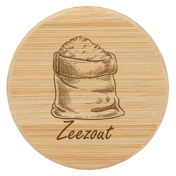 Houten deksel "Zeezout" voor WECK RR60 Houten deksel "Zeezout" voor WECK RR60