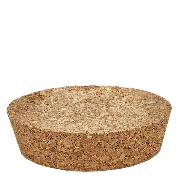 Kurk voor opening 75mm WECK RR80 (ø72/82, H=20mm) WECK kurkstop RR80 voor 75mm opening gemaakt van natuurkurk bruin rond 72-82mm diameter 20mm hoogte sluiting