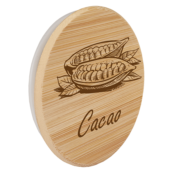 Houten deksel "Cacao" voor WECK RR100 Houten deksel "Cacao" voor WECK RR100