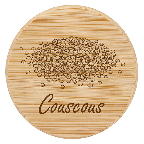 Houten deksel "Couscous" voor WECK RR100
