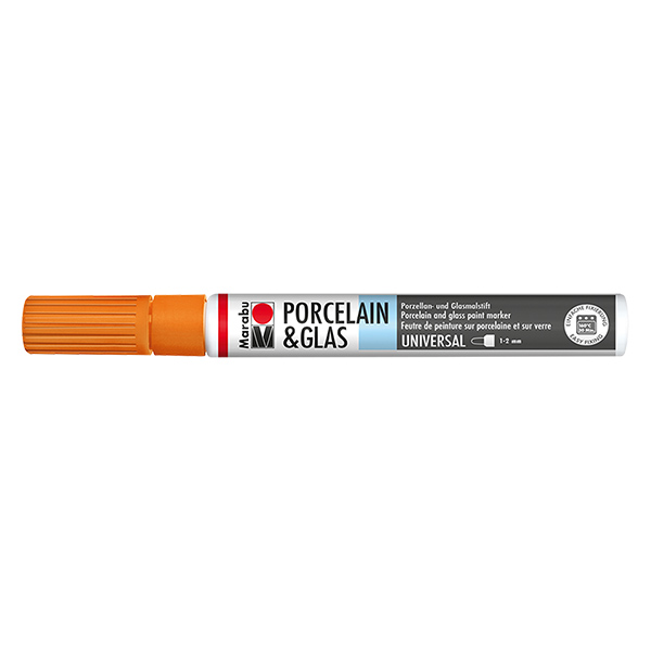 Krijt mandarijn 1-2mm voor glas/porselein (225) Krijt mandarijn 1-2mm voor glas/porselein (225)