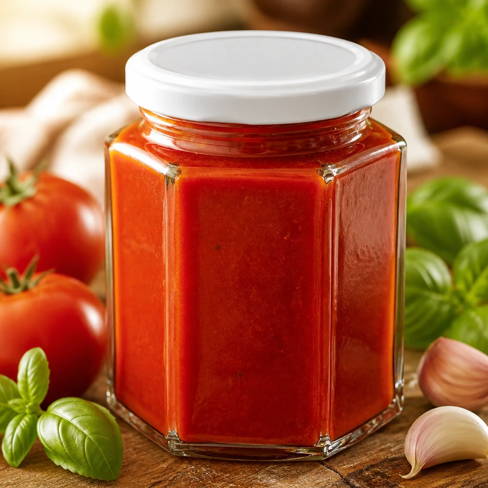 191 ml UNiTWIST-glas met BasicSeal-deksel, ideaal voor het inmaken van tomatensaus