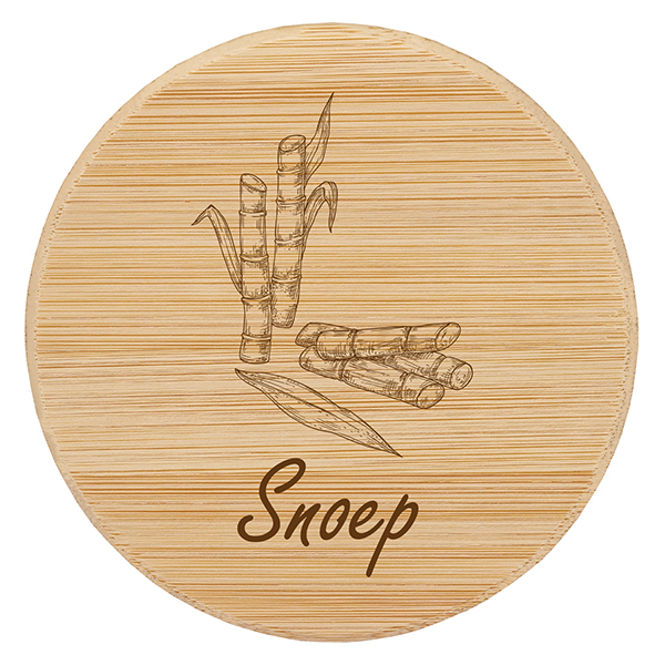 Houten deksel "Snoep" voor WECK RR100