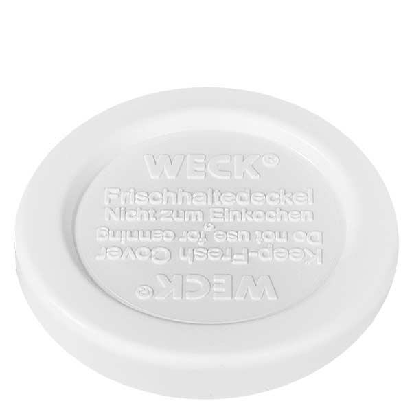WECK vershoudend deksel RR40 WECK RR40 keep-fresh deksel wit van kunststof voor inmaakpotten voor het luchtdicht afsluiten van conserven