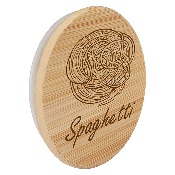 Houten deksel "Spaghetti" voor WECK RR100 Houten deksel "Spaghetti" voor WECK RR100