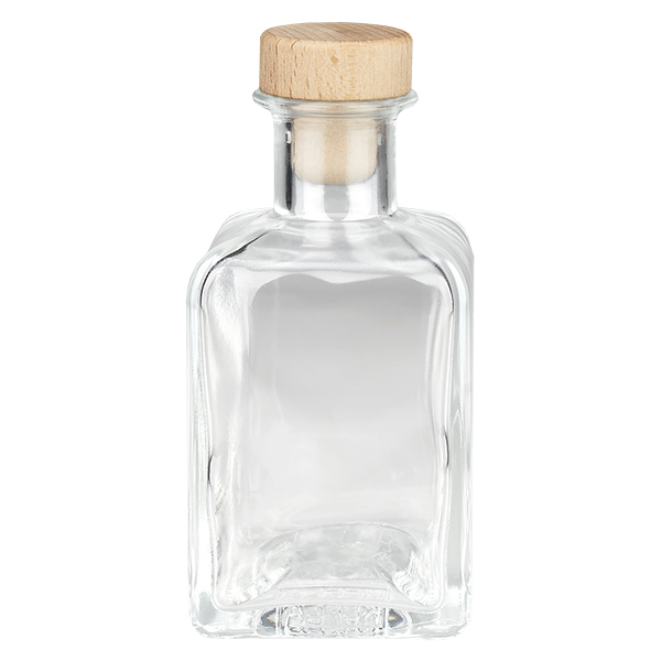 200 ml Apothekersfles Clara met houten handgreepkurk UNiTWIST®