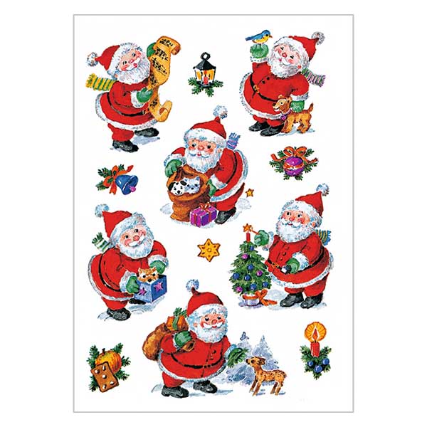 Sticker "Kerstman 2" (36 stickers)