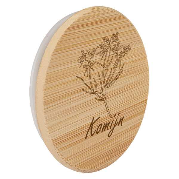 Houten deksel "Komijn" voor WECK RR60 Houten deksel "Komijn" voor WECK RR60