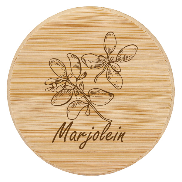 Houten deksel "Marjolein" voor WECK RR60 Houten deksel "Marjolein" voor WECK RR60