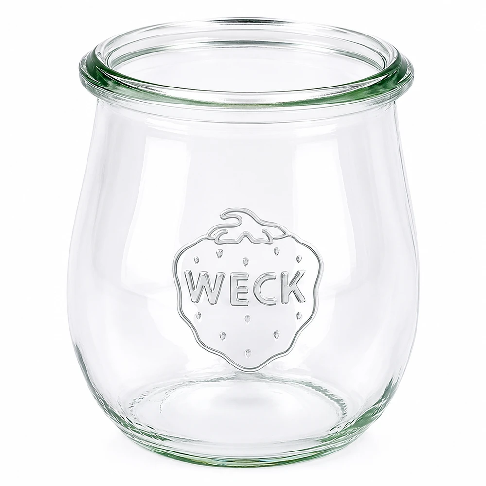 220ml tulpenpotten WECK RR60 WECK tulpenpot 220ml RR60 met deksel transparante inmaakpot voor het inmaken en bewaren van voedsel