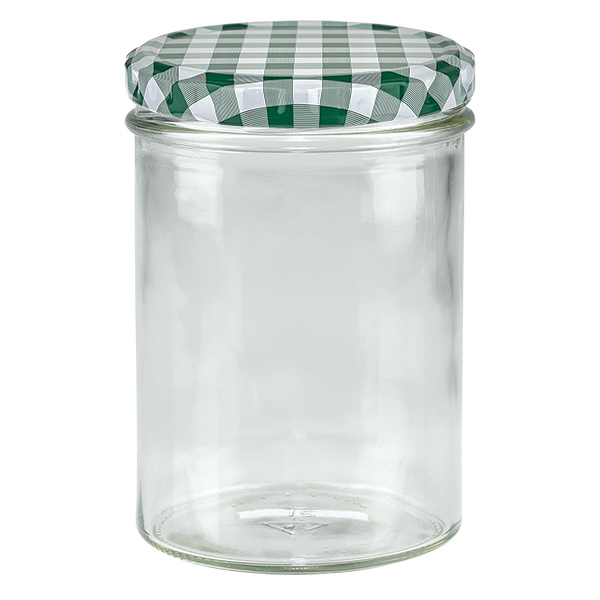 435ml bekers met BasicSeal deksel groen/wit UNiTWIST