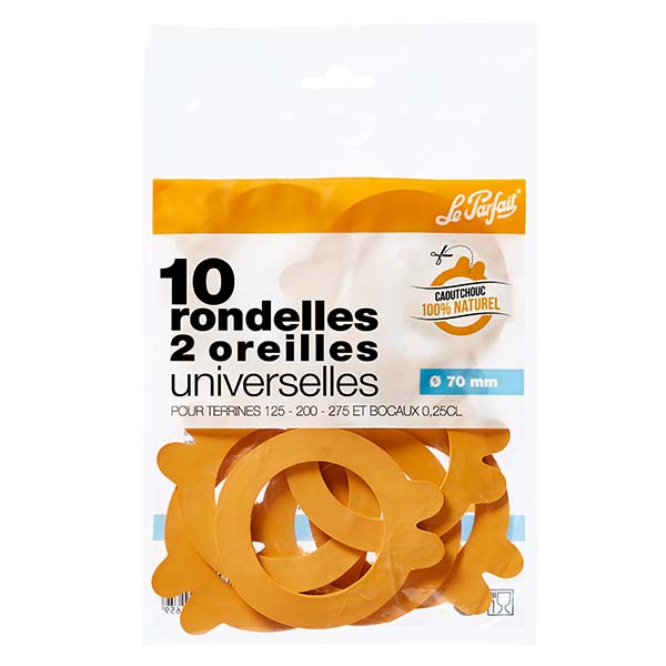 Le Parfait® Super 10 afdichtingen Ø70 mm